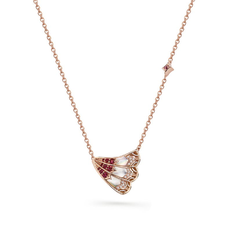 Al Dana Small Necklace Rose Gold