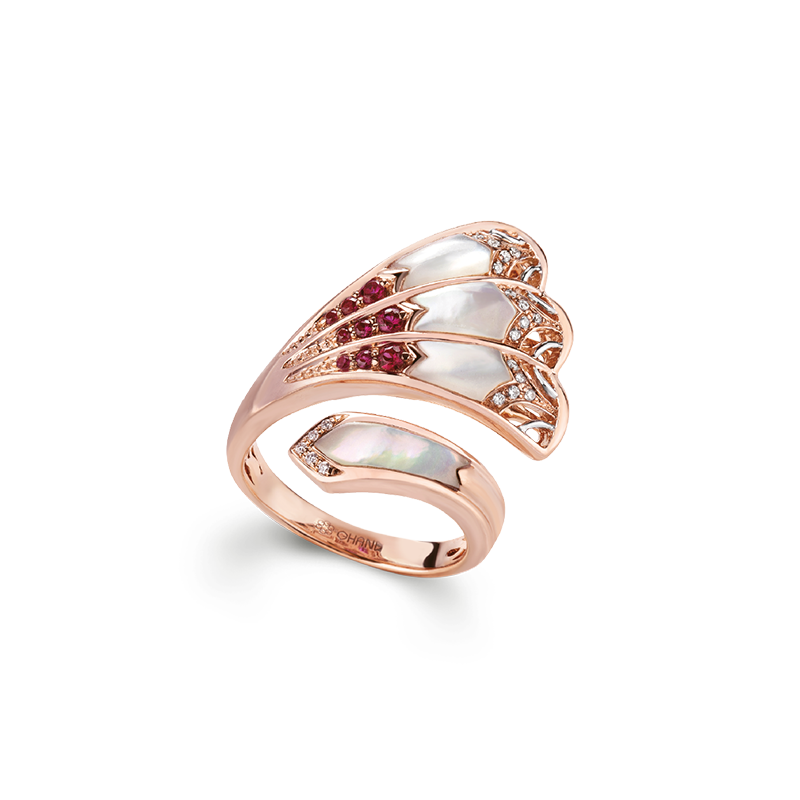 Al Dana Small Ring Rose Gold