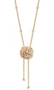 Lady Rose Adjustable Necklace Yellow Gold