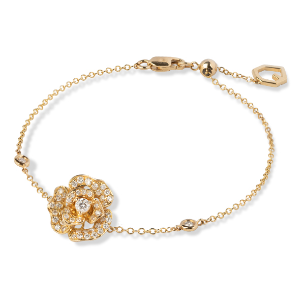 Lady Rose Bracelet Yellow Gold