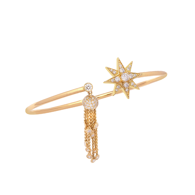 Suhail Bangle Yellow Gold