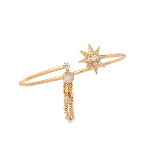 [GSC382Y] Suhail Bangle Yellow Gold (XS (14 cm))