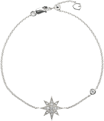 [GSC393W] Suhail Bracelet White Gold (XS (14 cm))