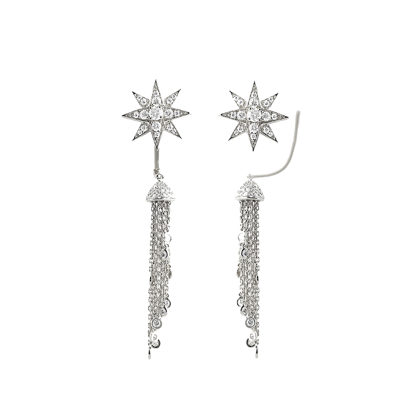 Suhail Earrings White Gold