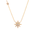 Suhail Mini Necklace Yellow Gold