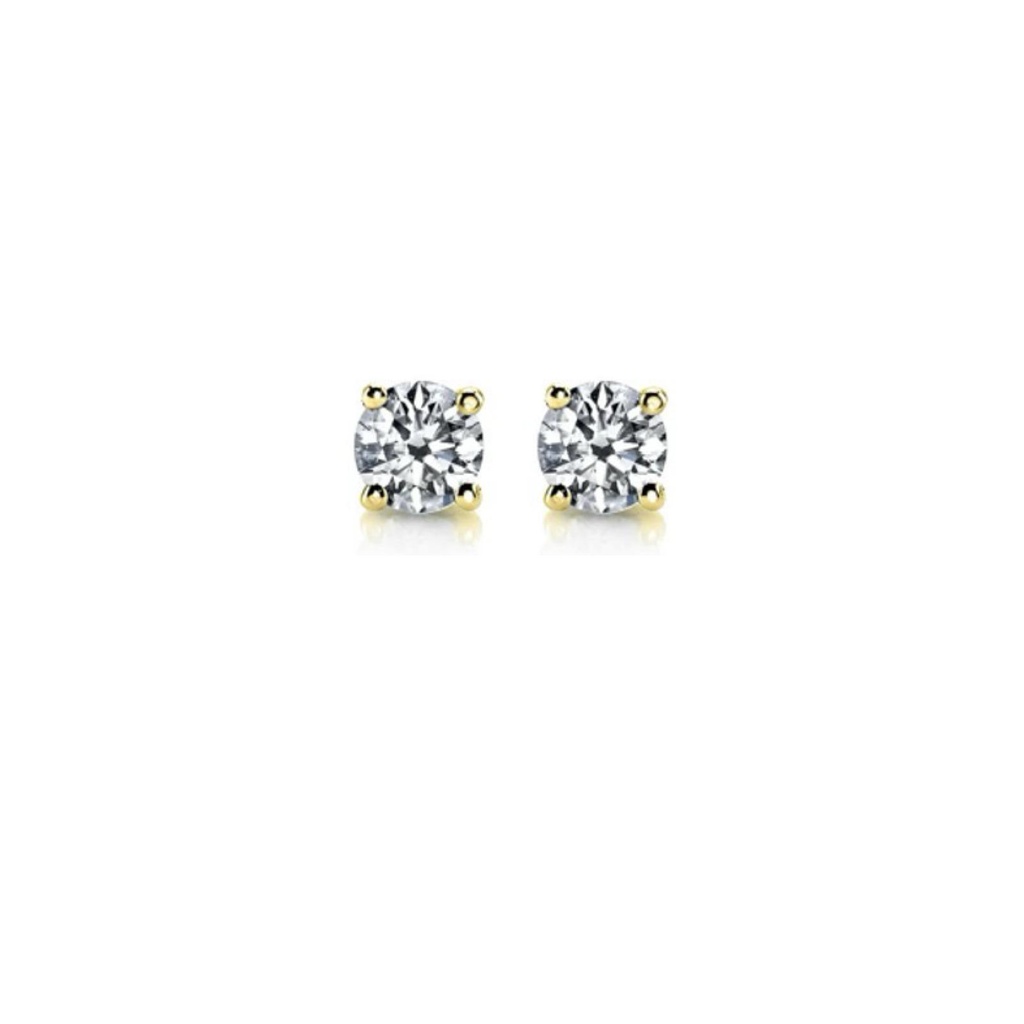 Round 0.35crt Diamond Earrings