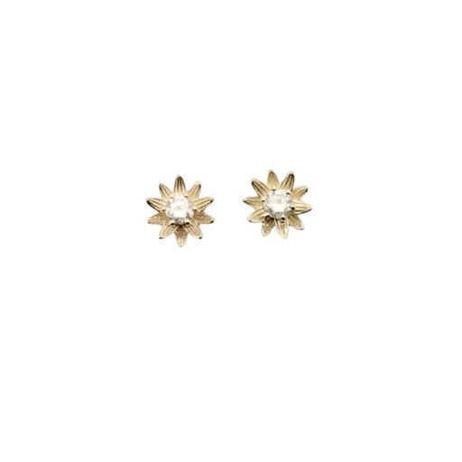 [GB1366Y] Sunflower Yellow Earrings