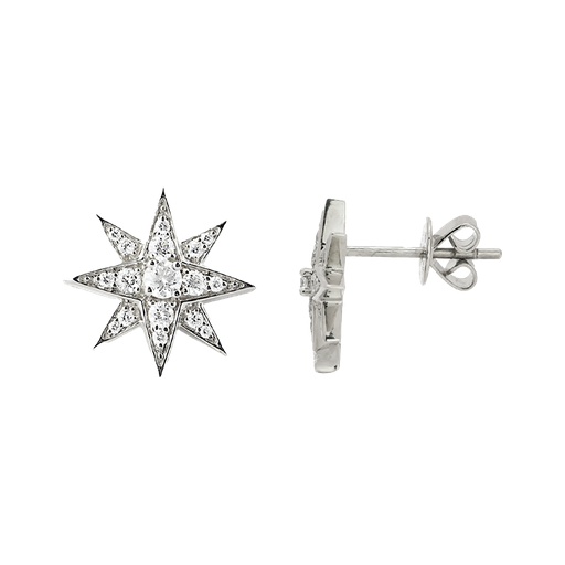 [GSC737W] Suhail Mini Earrings White Gold